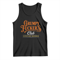 Grumpy Fuckers Club Lifetime Member Tank Top Gag Gift Birthday Husband Dad Fathers Day