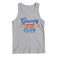 Grumpy Fuckers Club Lifetime Member Tank Top Sarcastic Gag Gift Birthday Husband Dad Fathers Day
