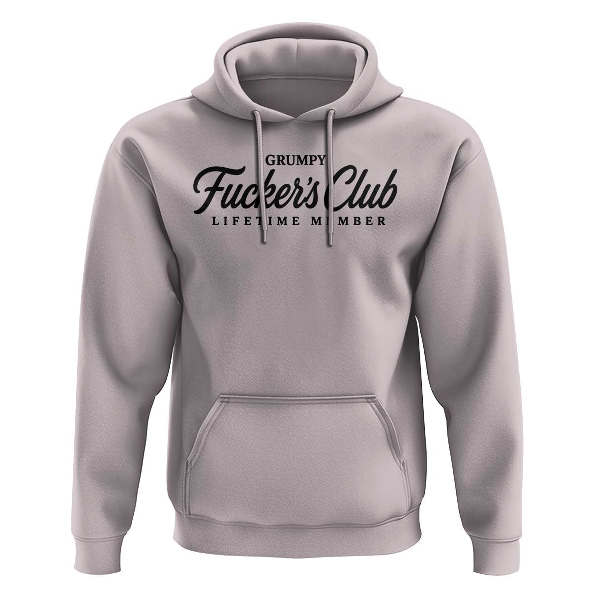 Vintage Grumpy Fuckers Club Lifetime Member Hoodie Gag Gift Birthday Husband Dad Fathers Day