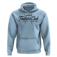 Vintage Grumpy Fuckers Club Lifetime Member Hoodie Gag Gift Birthday Husband Dad Fathers Day
