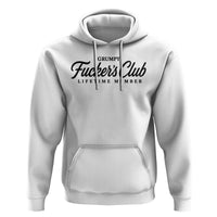 Vintage Grumpy Fuckers Club Lifetime Member Hoodie Gag Gift Birthday Husband Dad Fathers Day