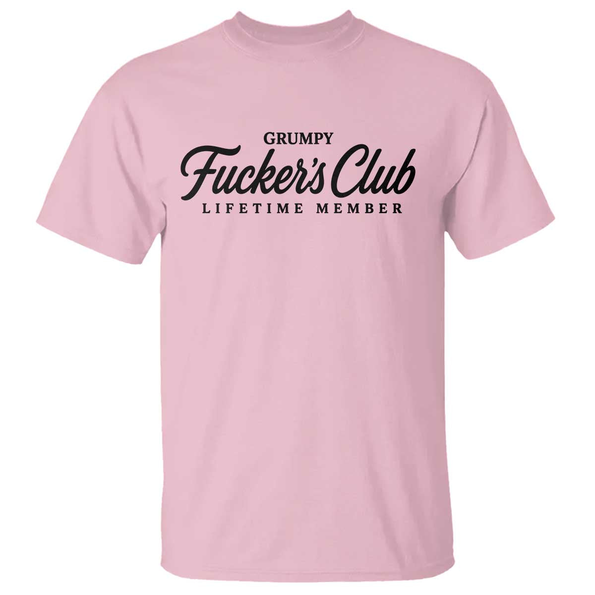 Vintage Grumpy Fuckers Club Lifetime Member T Shirt Gag Gift Birthday Husband Dad Fathers Day