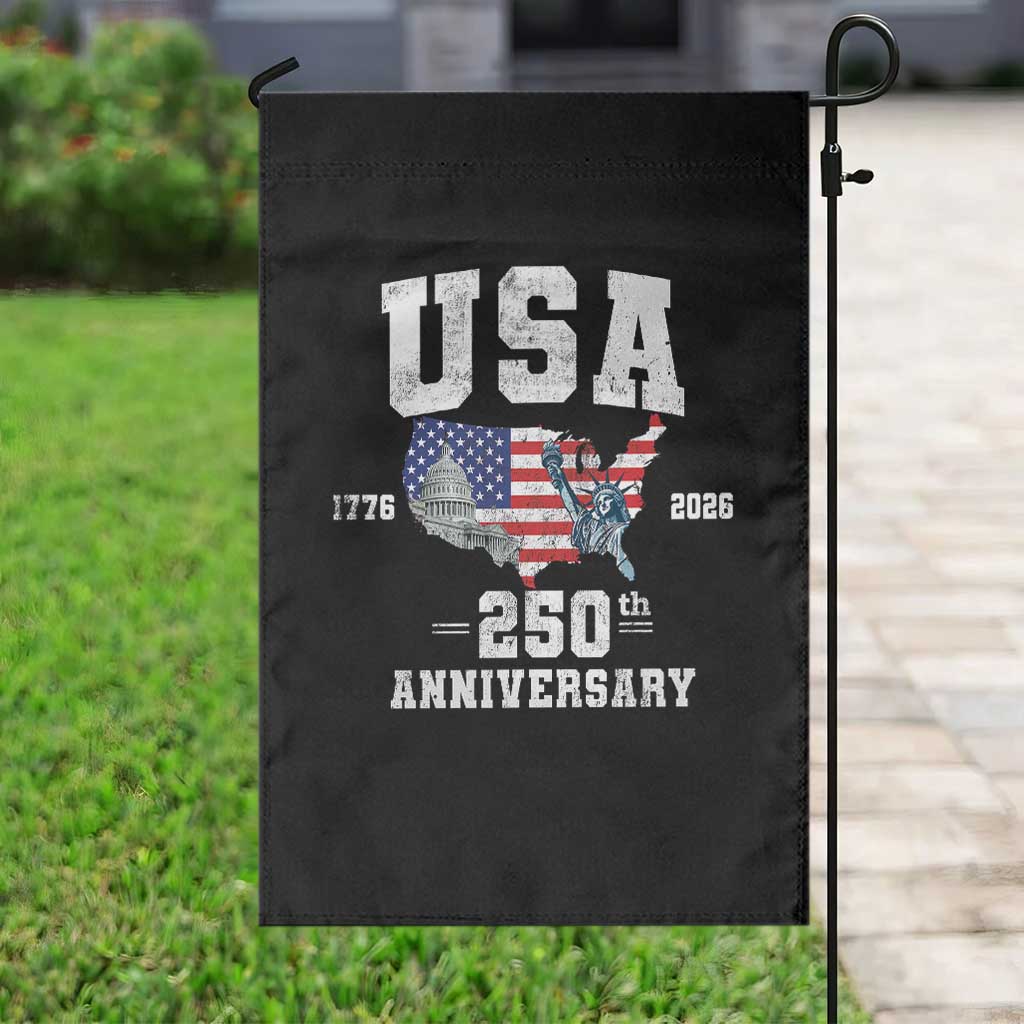 250th Anniversary USA Garden Flag 4th of July America US Flag Patriotic 250 Years American Flag