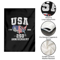 250th Anniversary USA Garden Flag 4th of July America US Flag Patriotic 250 Years American Flag