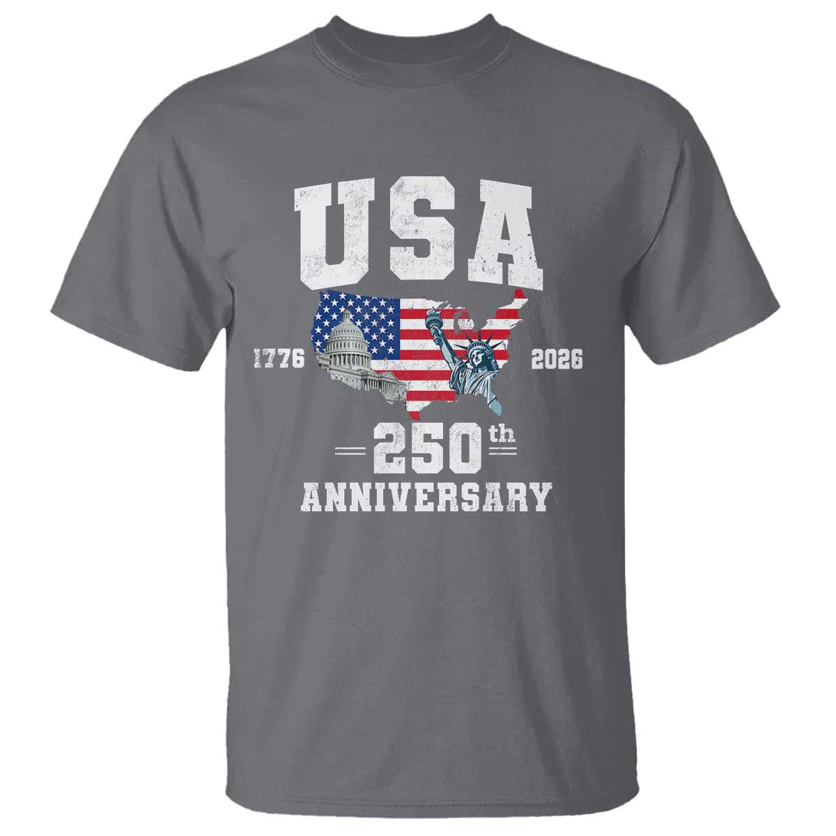 250th Anniversary USA T Shirt 4th of July America US Flag Patriotic 250 Years American Flag