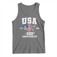 250th Anniversary USA Tank Top 4th of July America US Flag Patriotic 250 Years American Flag