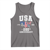 250th Anniversary USA Tank Top 4th of July America US Flag Patriotic 250 Years American Flag