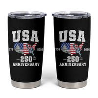 250th Anniversary USA Tumbler Cup 4th of July America US Flag Patriotic 250 Years American Flag