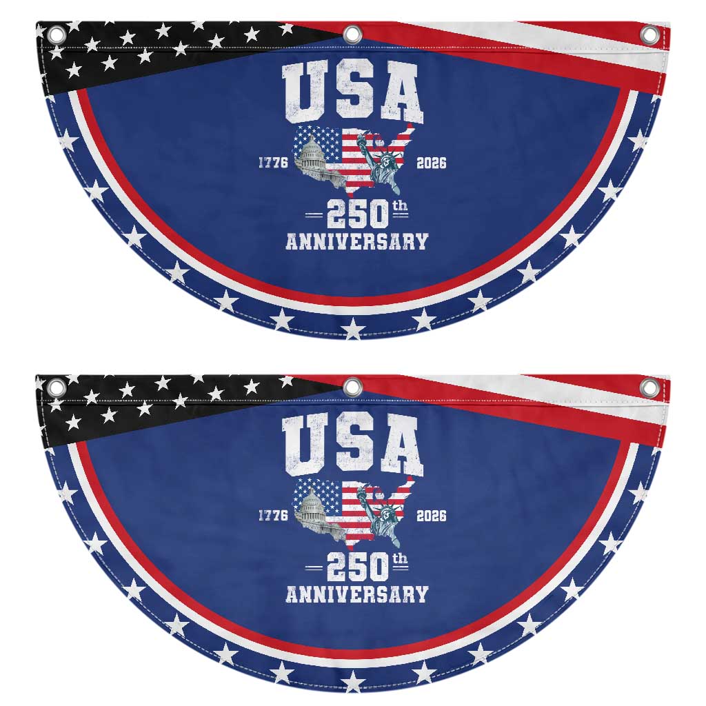 250th Anniversary USA Patriotic Fan Flag 4th of July America US Flag 250 Years American Flag