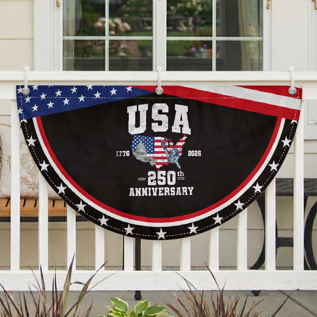 250th Anniversary USA Patriotic Fan Flag 4th of July America US Flag 250 Years American Flag