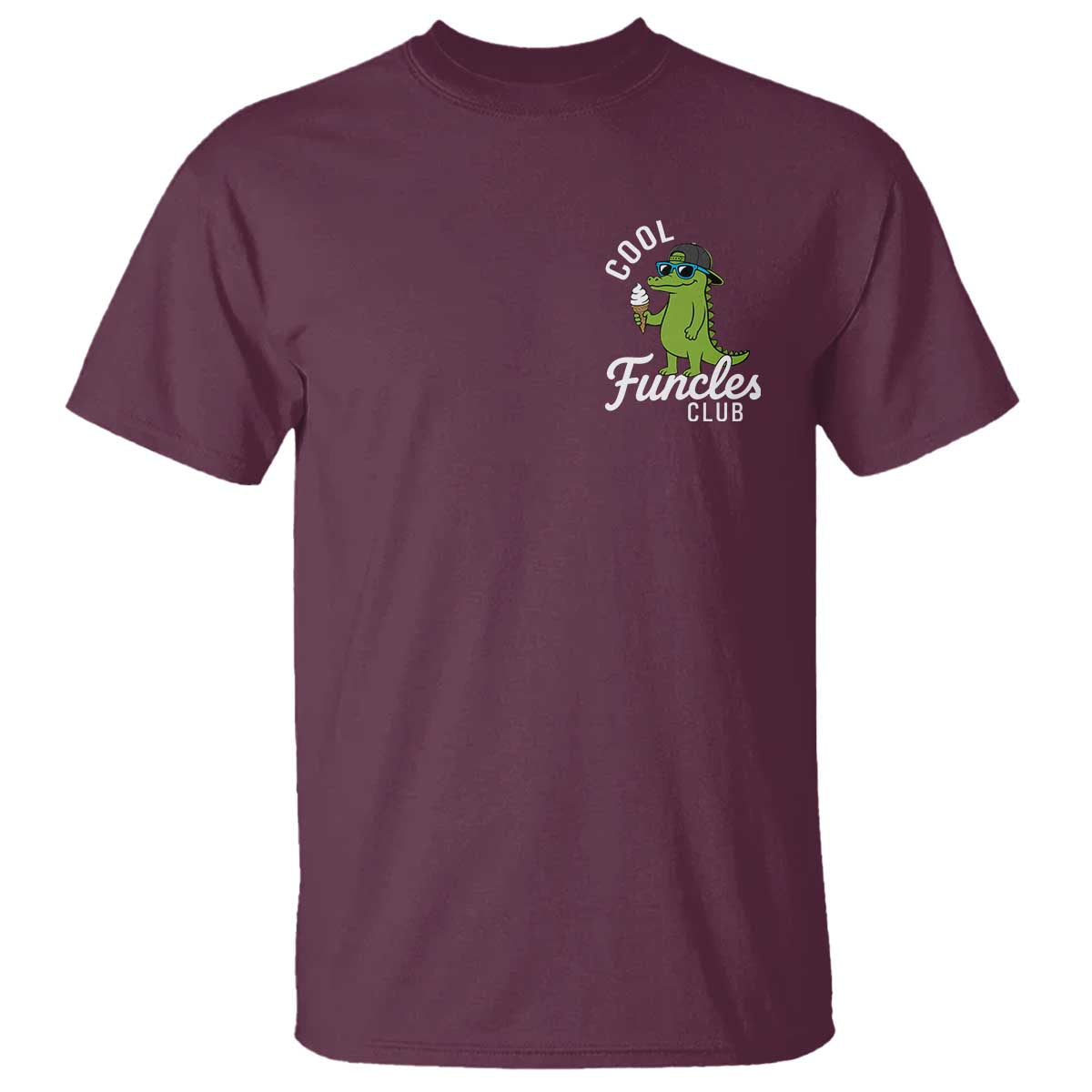 Funny Uncle T Shirt Cool Funcles Club Funcle Alligator