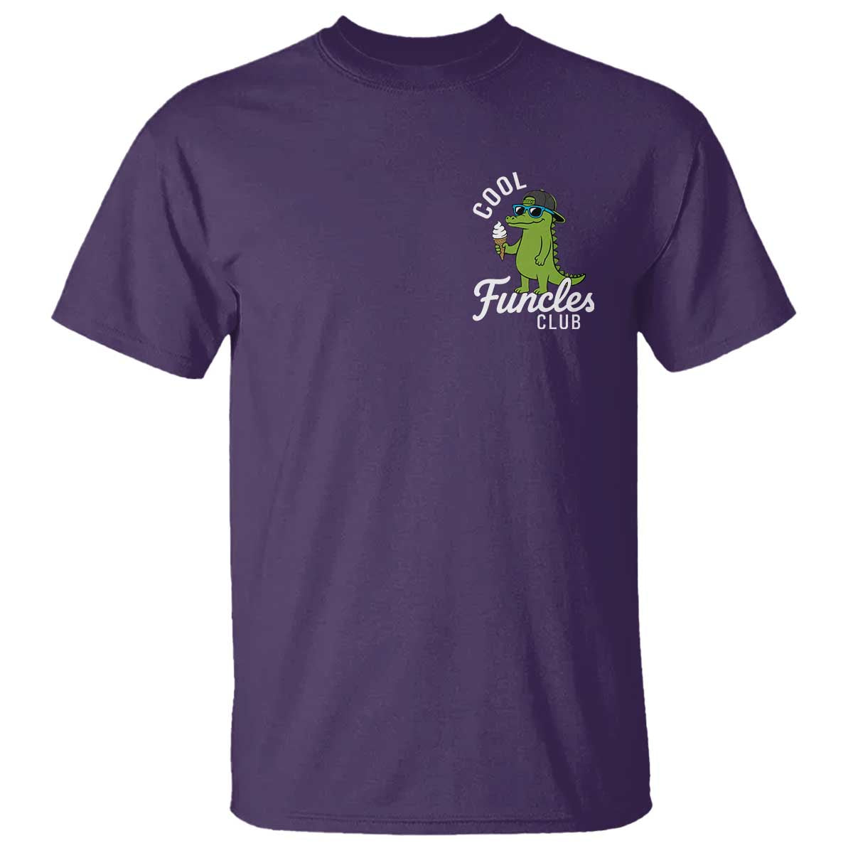 Funny Uncle T Shirt Cool Funcles Club Funcle Alligator