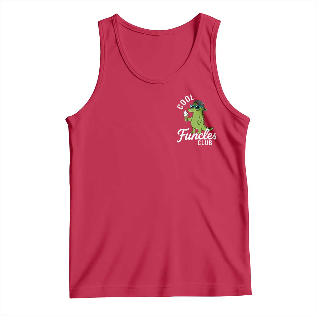 Funny Uncle Tank Top Cool Funcles Club Funcle Alligator
