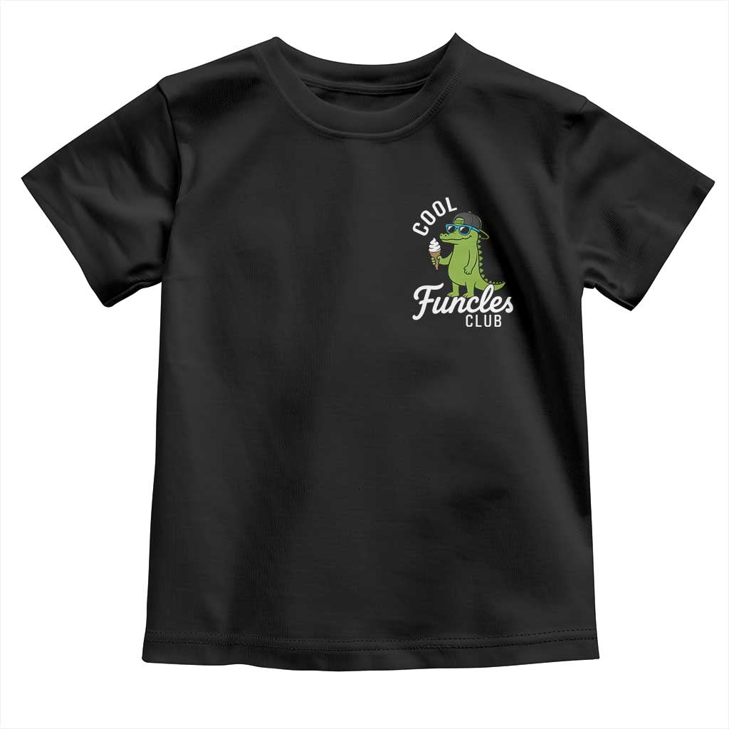 Funny Uncle Toddler T Shirt Cool Funcles Club Funcle Alligator