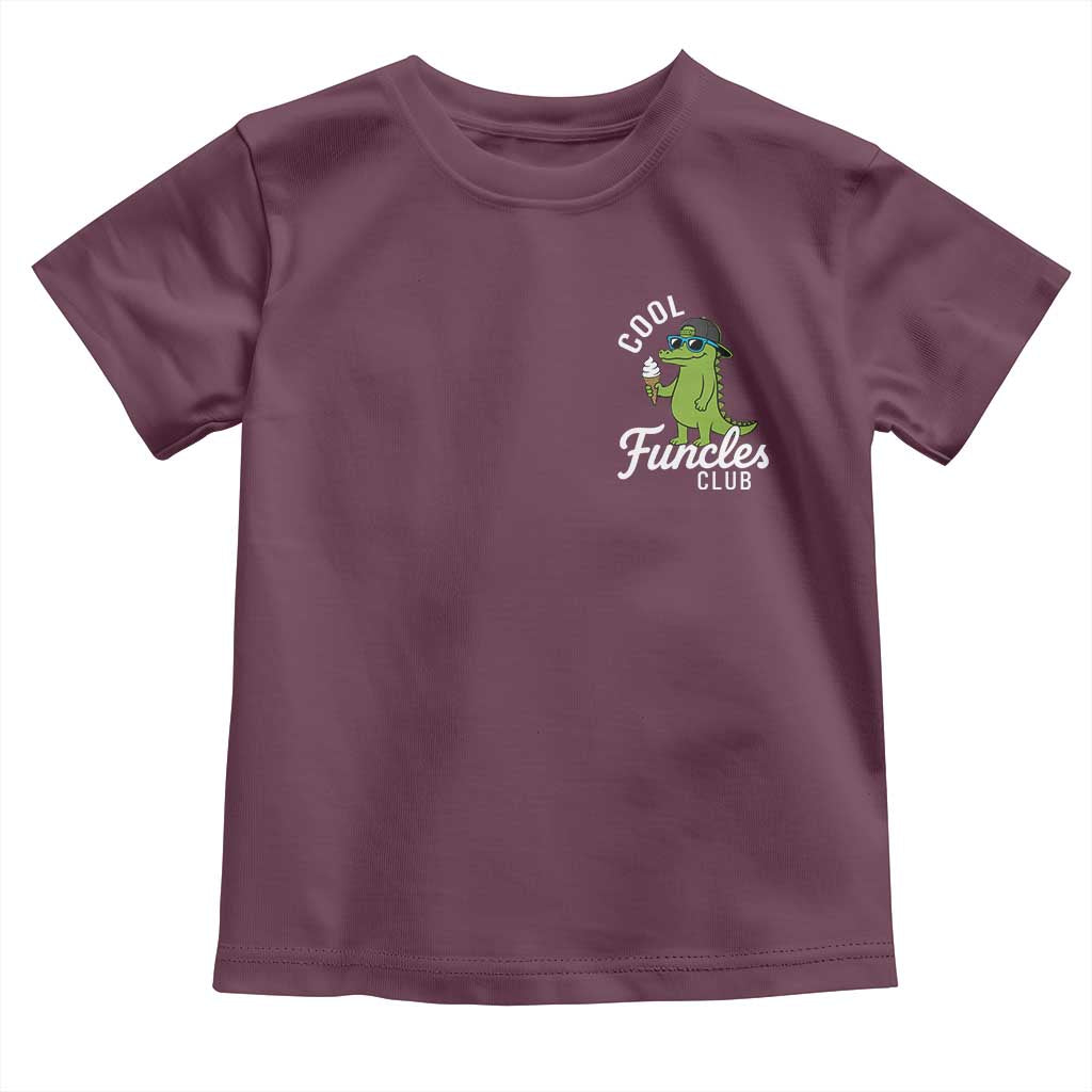 Funny Uncle Toddler T Shirt Cool Funcles Club Funcle Alligator