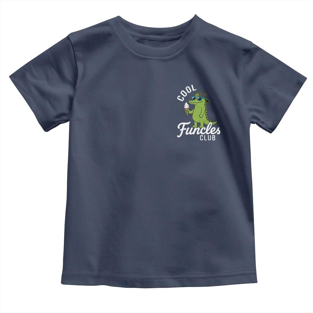 Funny Uncle Toddler T Shirt Cool Funcles Club Funcle Alligator