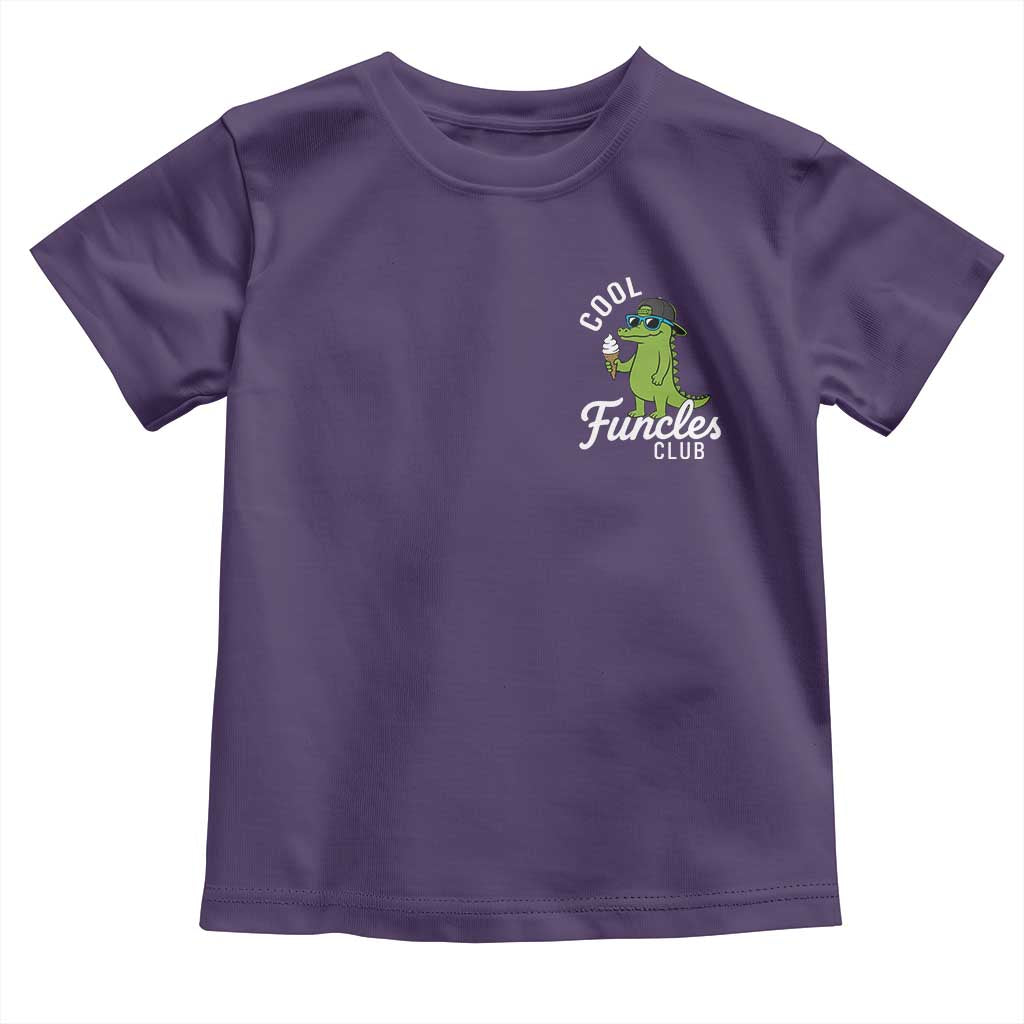 Funny Uncle Toddler T Shirt Cool Funcles Club Funcle Alligator