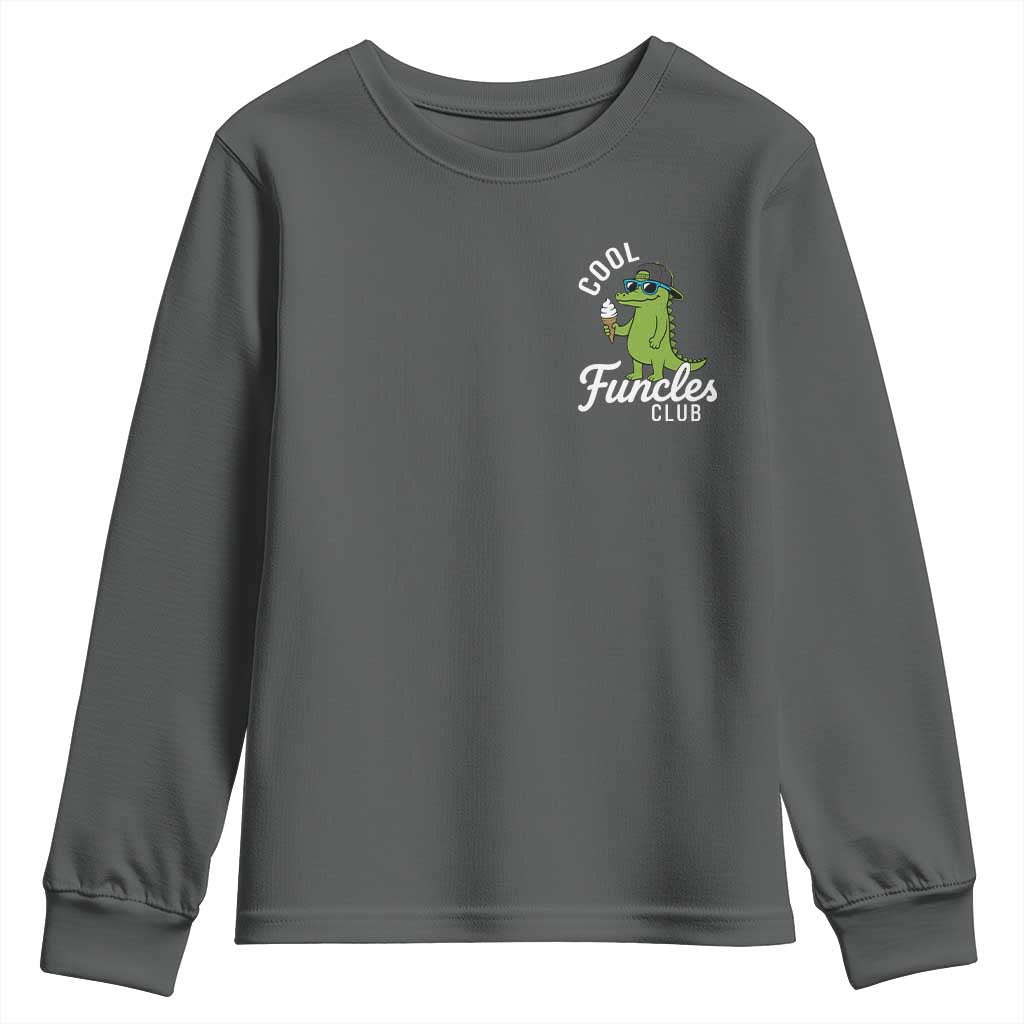 Funny Uncle Youth Sweatshirt Cool Funcles Club Funcle Alligator
