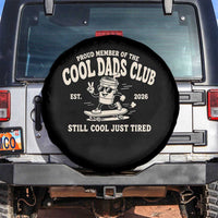 Cool Dads Club Spare Tire Cover Retro Skater Fatherhood Still Cool Just Tired Funny Dad Gifts