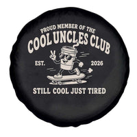 Cool Uncles Club Spare Tire Cover Retro Skater Uncle Still Cool Just Tired