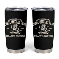 Cool Uncles Club Tumbler Cup Retro Skater Uncle Still Cool Just Tired