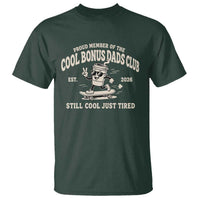 Cool Bonus Dads Club T Shirt Retro Skater Fatherhood Still Cool Just Tired Funny Step Dad Gifts