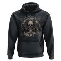 Addiction Recovery Hoodie When We Recover Loudly Vintage Skull Graphic