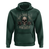 Addiction Recovery Hoodie When We Recover Loudly Vintage Skull Graphic