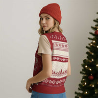 Sobriety Anniversary V-Neck Knit Sweater Vest Living Proof Sober Recovery Graphic