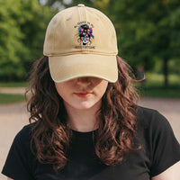 No Shame In My Recovery Game Washed Cotton Baseball Cap Messy Bun Semicolon Graphic