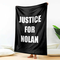 Justice for Nolan Throw Blanket Support and Rememberence Memorial