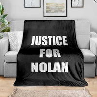 Justice for Nolan Throw Blanket Support and Rememberence Memorial