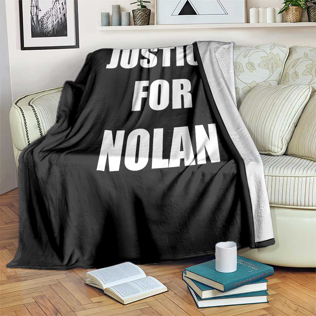 Justice for Nolan Throw Blanket Support and Rememberence Memorial