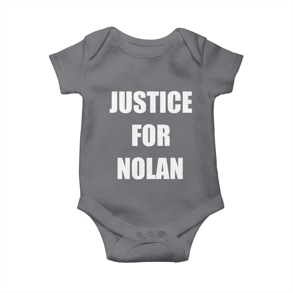 Justice for Nolan Baby Onesie Support and Rememberence Memorial