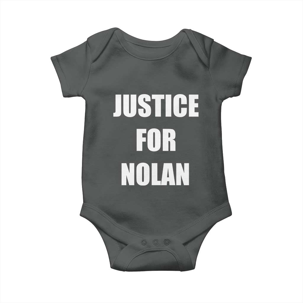Justice for Nolan Baby Onesie Support and Rememberence Memorial