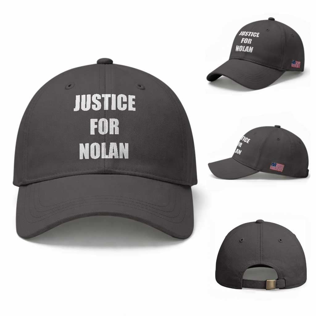 Justice for Nolan Baseball Cap Support and Rememberence Memorial
