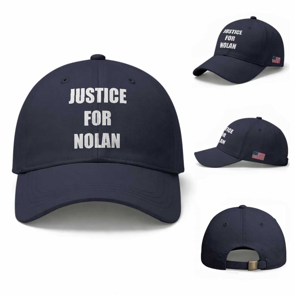 Justice for Nolan Baseball Cap Support and Rememberence Memorial