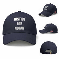 Justice for Nolan Baseball Cap Support and Rememberence Memorial