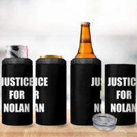 Justice for Nolan 4 in 1 Can Cooler Tumbler Support and Rememberence Memorial