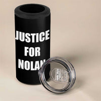 Justice for Nolan 4 in 1 Can Cooler Tumbler Support and Rememberence Memorial