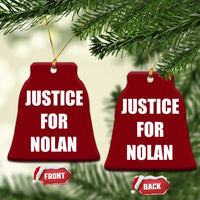 Justice for Nolan Ceramic Ornament Support and Rememberence Memorial