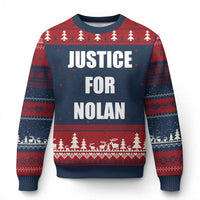Justice for Nolan Ugly Christmas Sweater Support and Rememberence Memorial