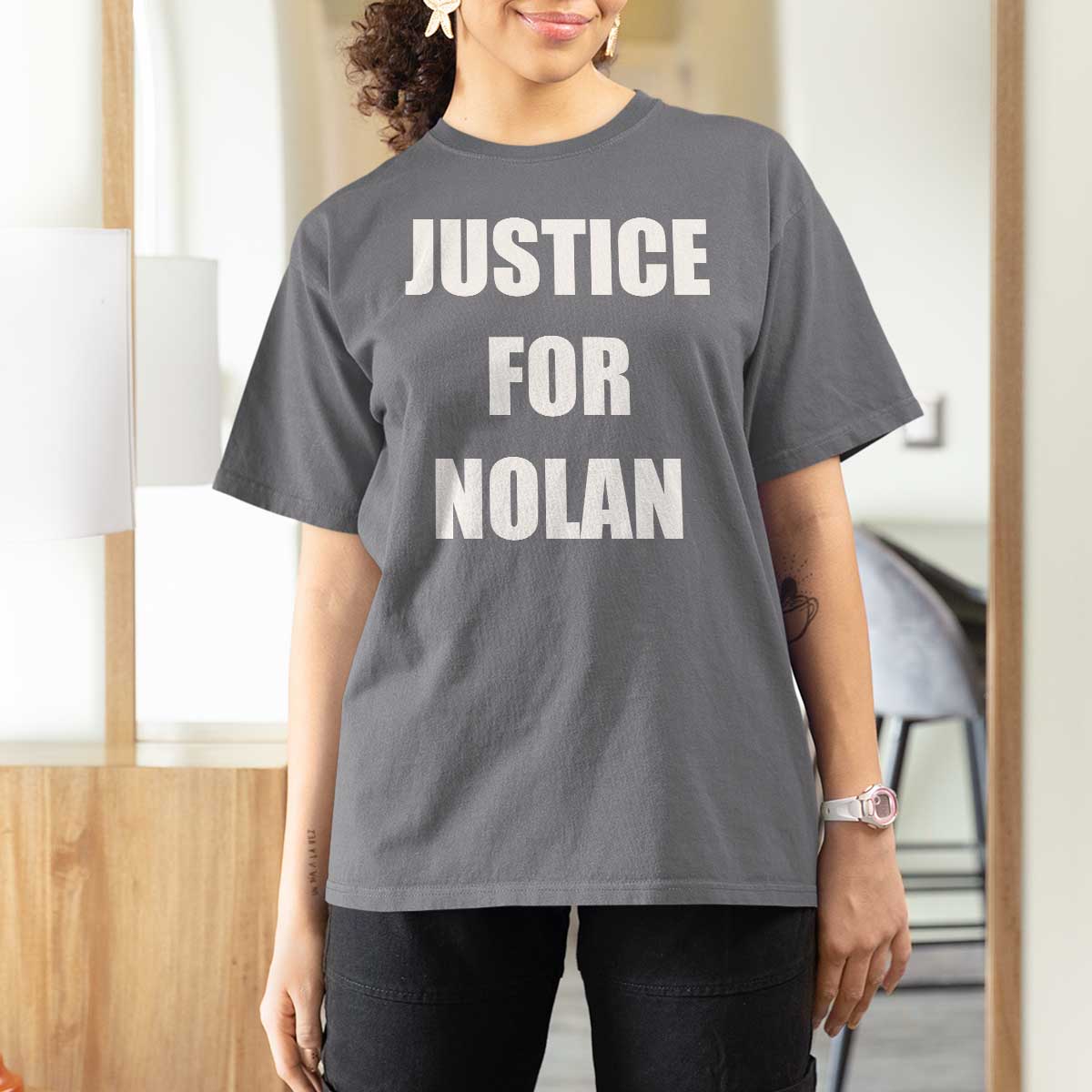 Justice for Nolan T Shirt For Women Support and Rememberence Memorial