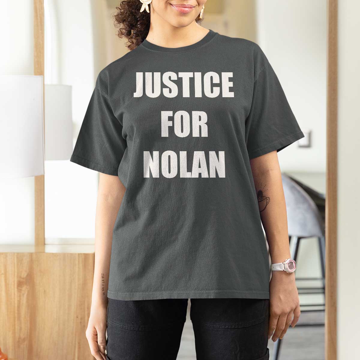 Justice for Nolan T Shirt For Women Support and Rememberence Memorial