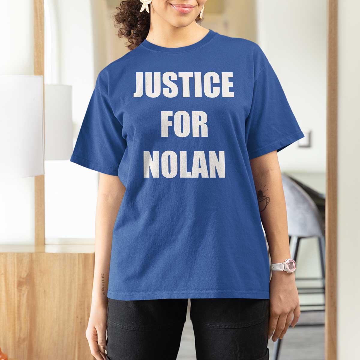 Justice for Nolan T Shirt For Women Support and Rememberence Memorial