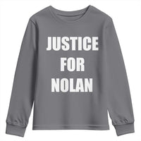 Justice for Nolan Youth Sweatshirt Support and Rememberence Memorial
