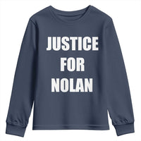 Justice for Nolan Youth Sweatshirt Support and Rememberence Memorial