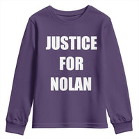 Justice for Nolan Youth Sweatshirt Support and Rememberence Memorial