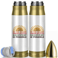 Recovery Sobriety Bullet Tumbler Sober Life Believes Recovery is Possible Hippie Vintage Graphic