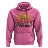 Recovery Sobriety Hoodie Sober Life Believes Recovery is Possible Hippie Vintage Graphic